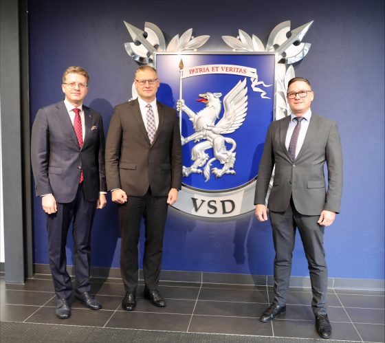 Žvalgybos kontrolieriai susitiko su Valstybės saugumo departamento vadovybe