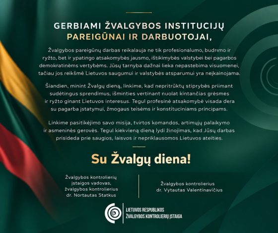 Sveikinimas Žvalgų dienos proga